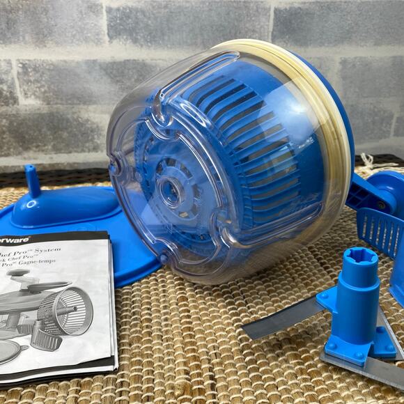 Tupperware Quick Chef Pro System Manual Food Processor, Chop, Mix, Whisk, Seal - Picture 8 of 13